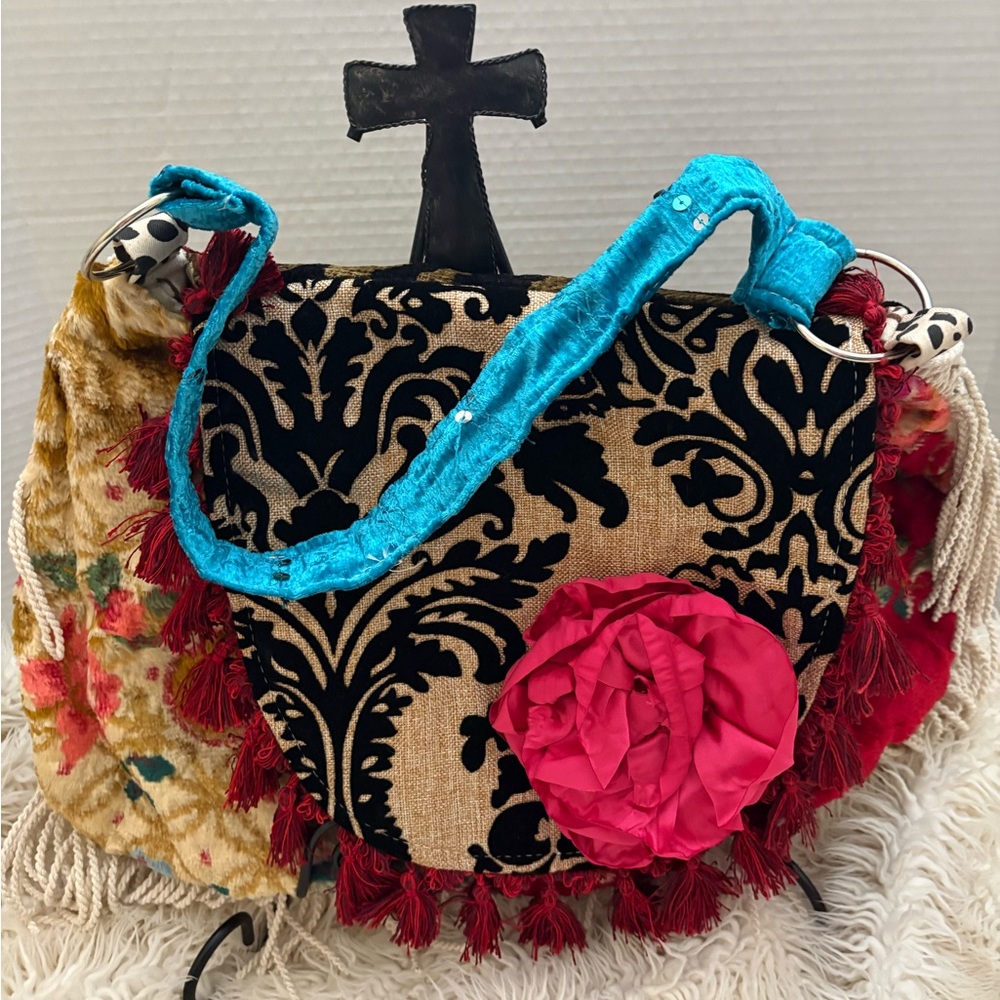 New OOAK Artist Made - Custom Keep It Gypsy Shoulder Bag! Stunning Details ❤️